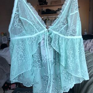 Savage x Fenty Babydoll Lace Flyaway Cami